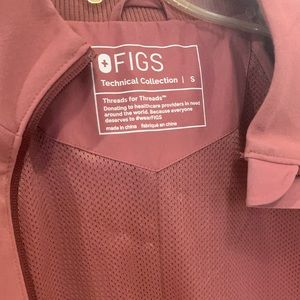 Figs Woman Technical Mauve jacket.
